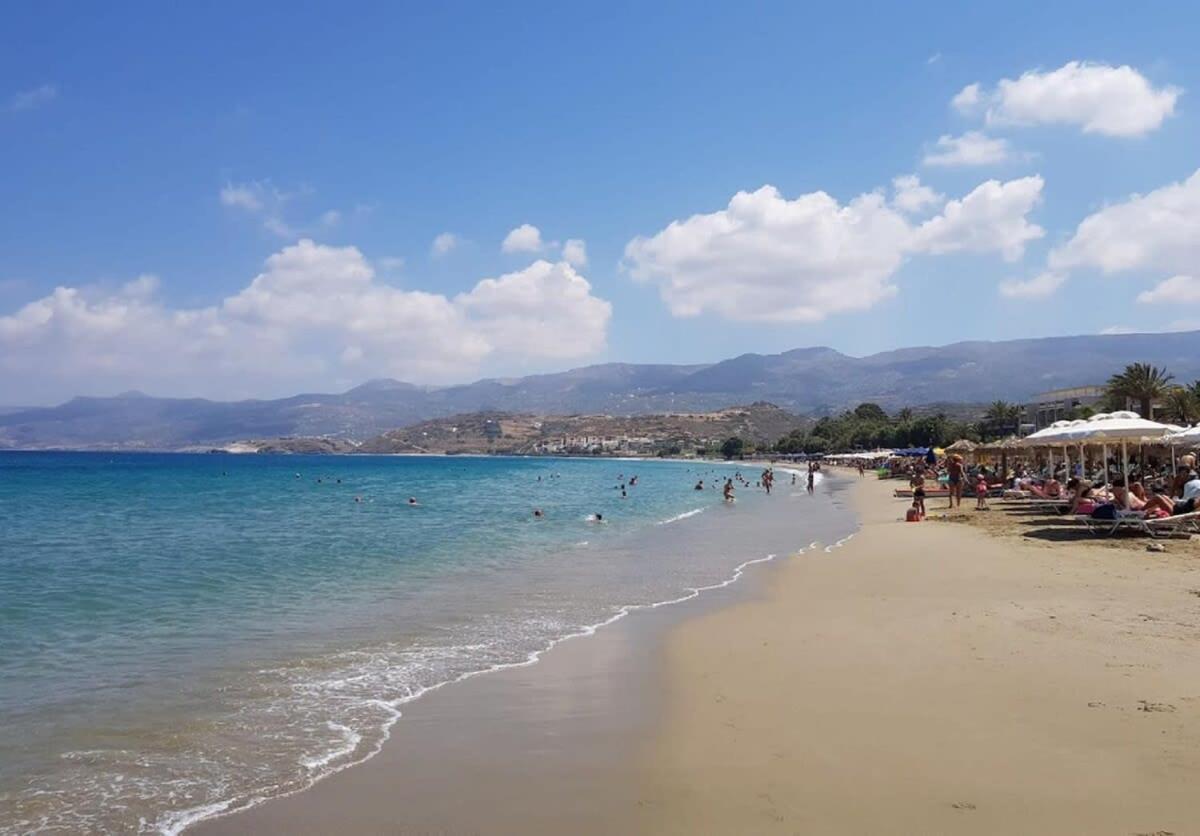 Sitia Panoramic Penthouse - Close To Sandy Beach - Private Parking Exterior photo