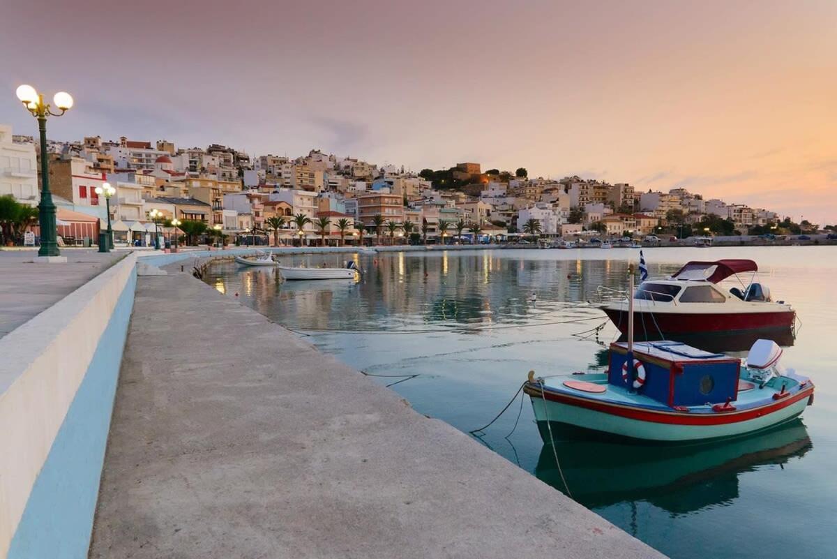 Sitia Panoramic Penthouse - Close To Sandy Beach - Private Parking Exterior photo