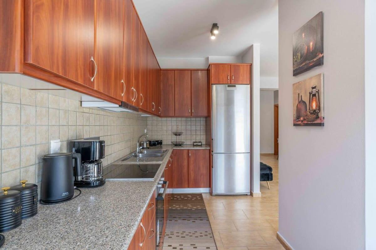 Sitia Panoramic Penthouse - Close To Sandy Beach - Private Parking Exterior photo